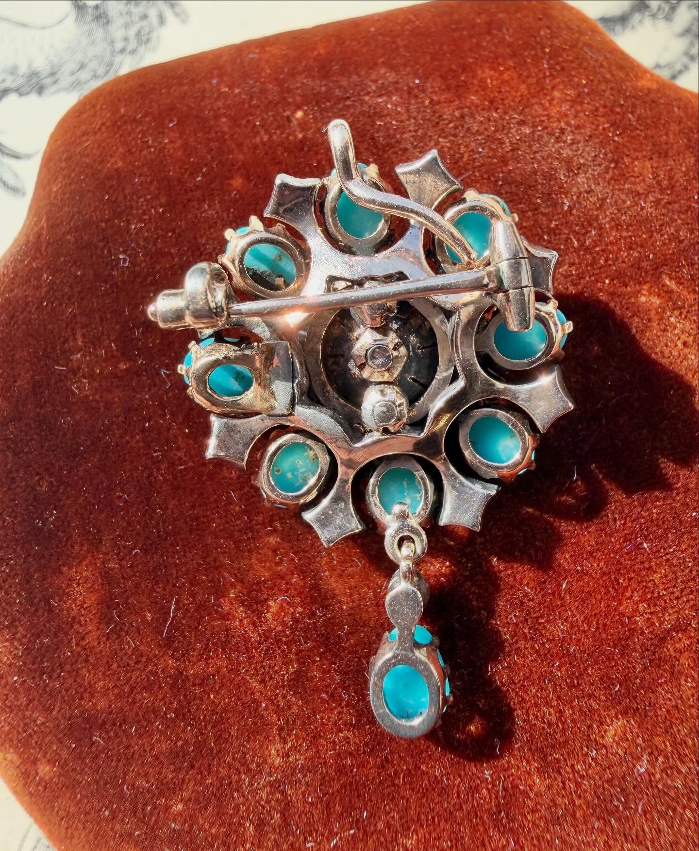 ANTIQUE • Victorian 10k Silver-Topped Yellow Gold w/ Persian
